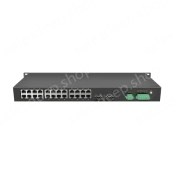 2 Ports 100M FX + 24 Ports 10/100M RJ45 Rack-mount Managed Industrial Ethernet Switch