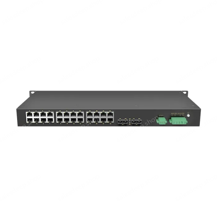 2 Ports 100M FX + 24 Ports 10/100M RJ45 Rack-mount Managed Industrial Ethernet Switch