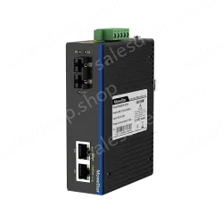 1 Port 100M F(x) + 2 Ports 10/100M T(x) Din Rail Industrial media converter