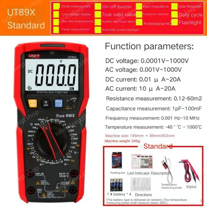 UT89X gives a big package