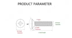 Electronic screws M1*5