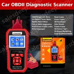 KW880 Automotive Fault Diagnosis Instrument Engine Fault Reading Fault Code Query Playback Function Testing Tools