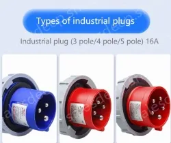 3 pole 125A exposed socket