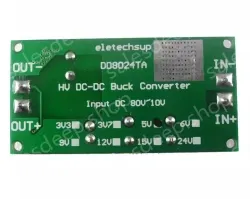 DC-DC high-voltage buck module regulated power board converters Input DC 10~80V Output 9V