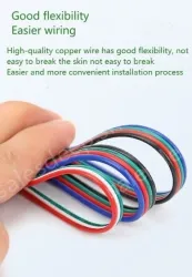 LED light connecting cable 16AWG*5 and (26/0.254TS)