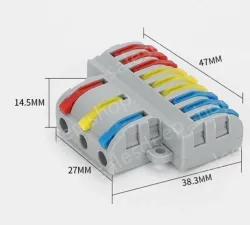 Quick terminal blocks-SPL-93 three in nine out