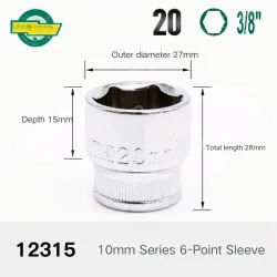 CALC-20mm-10mm series 3/8-12315