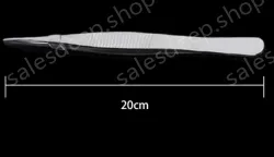 Stainless steel tweezers Straight tip (thick) 20cm