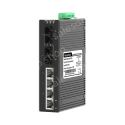 2 Ports 100M F(x) + 4 Ports 10/100M T(x) Din-Rail Unmanaged Industrial Ethernet Switch