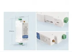 220V powered rail Cat 1 DTU