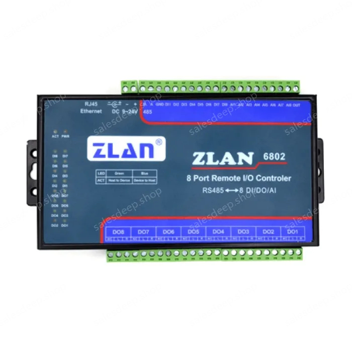ZLAN6802 8 Channels IO Control Module