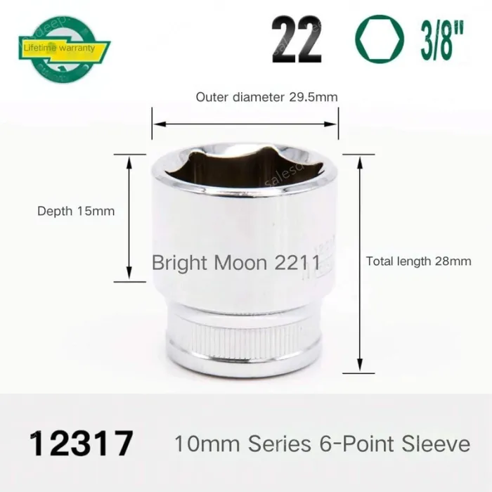 CALC-22mm-10mm series 3/8-12317